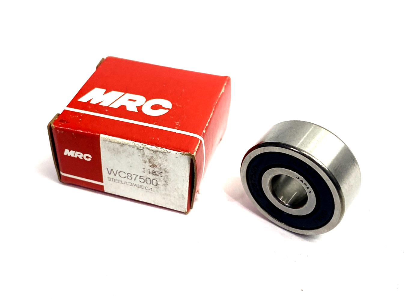 WC87500 | MRC Radial Deep Groove Ball Bearing 10mm I.D. 30mm O.D. 1/2" Wide- New - Maverick Industrial Sales