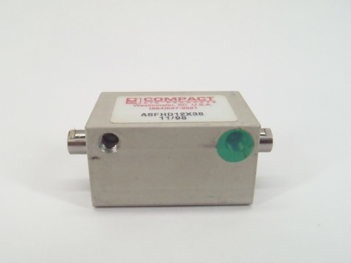 ASFHD12X38 | Compact Air Products 1/2" Bore 3/8" Inch Stroke - Used - Maverick Industrial Sales