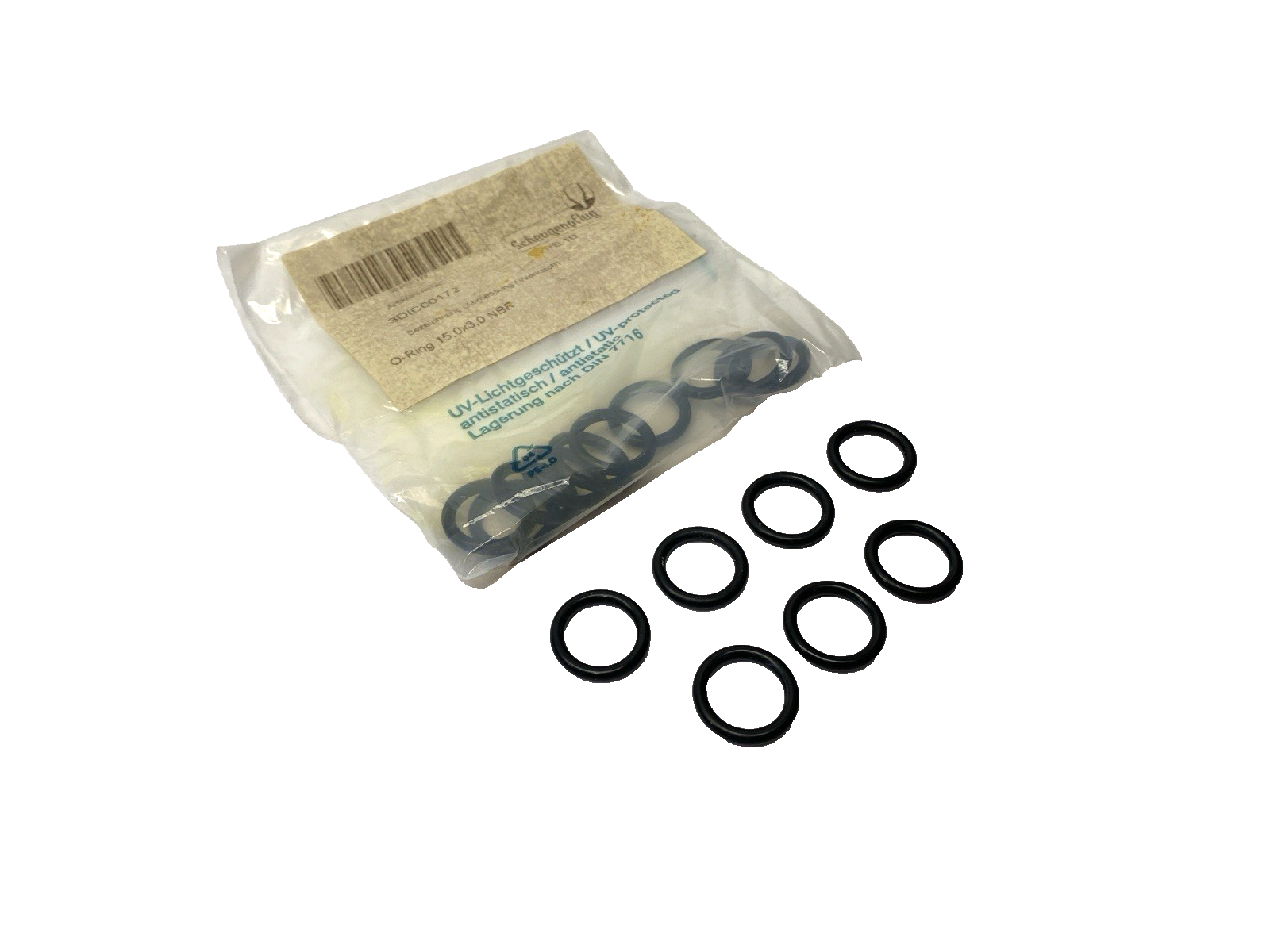 Scheugenpflug 3DIC00172 O-Ring 15mm X 3mm NBR LOT OF 17 - Maverick Industrial Sales