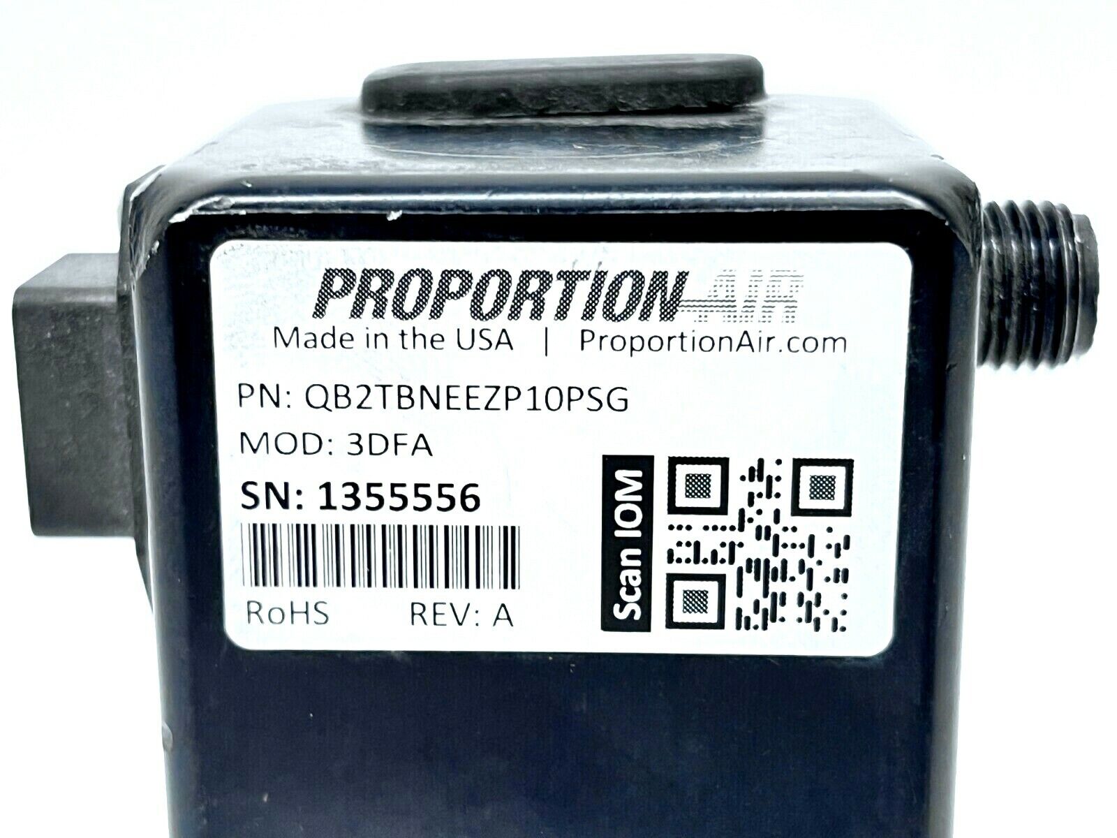 Proportion Air QB2TBNEEZP10PSG Pressure Control Valve 3DFA - Maverick Industrial Sales