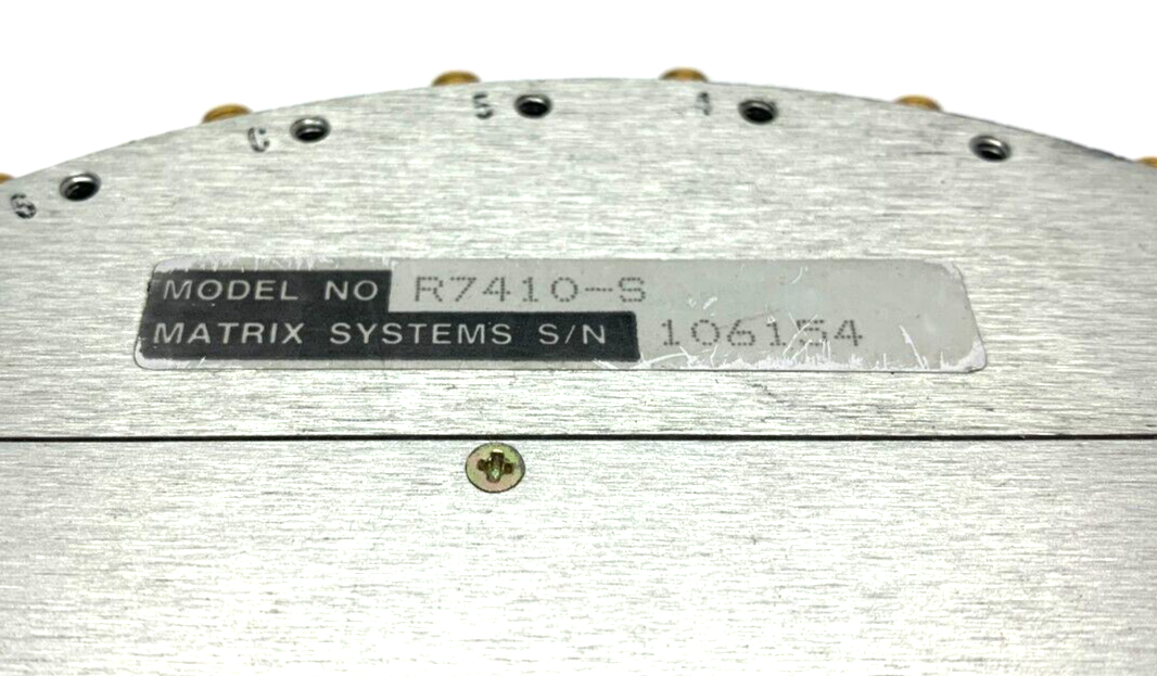 Matrix Systems R7410-S Coaxial Relay Module 7000 Series 10-Port - Maverick Industrial Sales