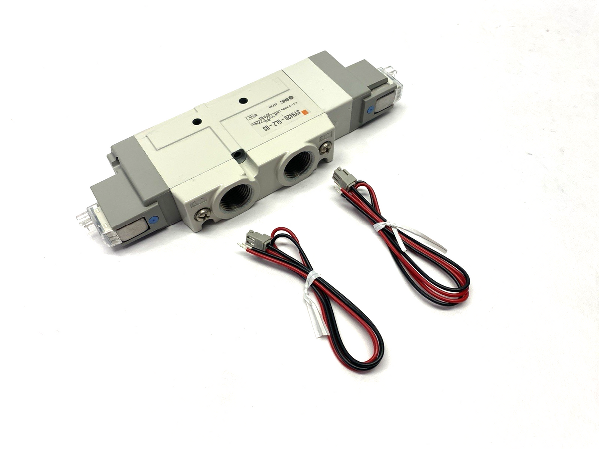 SY9420-5LZ-03 | SMC Pneumatic Solenoid Valve 4/5-Port 3/8" NPT 24VDC - New – Open box - Maverick Industrial Sales
