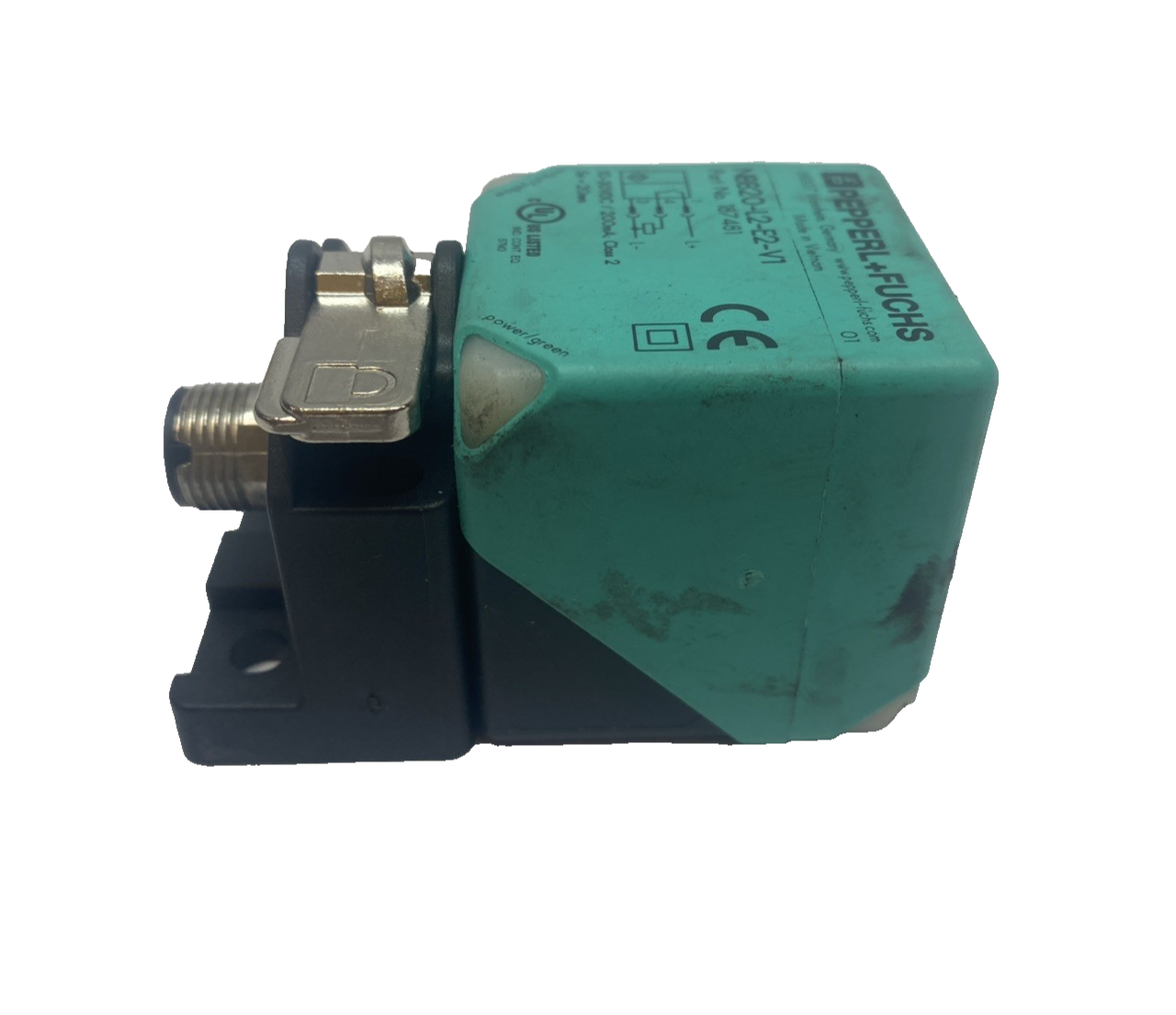 NBB20-L2-E2-V1 | Pepperl+Fuchs Inductive Sensor, 4-LEDs, 20mm Flush, 187481 - Used - Maverick Industrial Sales