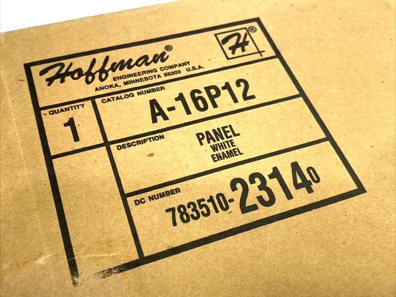 Hoffman A-16P12 Enclosure Panel For 16"x12" Enclosure, White - Maverick Industrial Sales