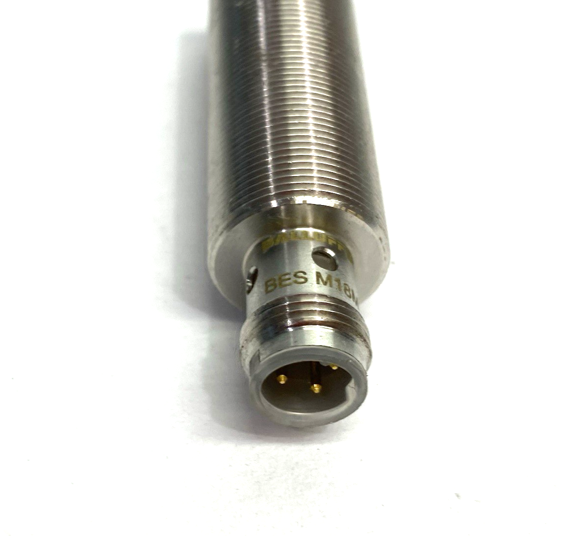 Balluff BES008L Inductive Proximity Sensor Flush Mount BES M18MI-PSC80B-S04G - Maverick Industrial Sales