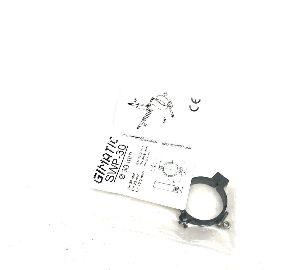 Gimatic SWP-30 C-Slot Sensor-Holder Mounting Clamp, Diameter 30mm - Maverick Industrial Sales