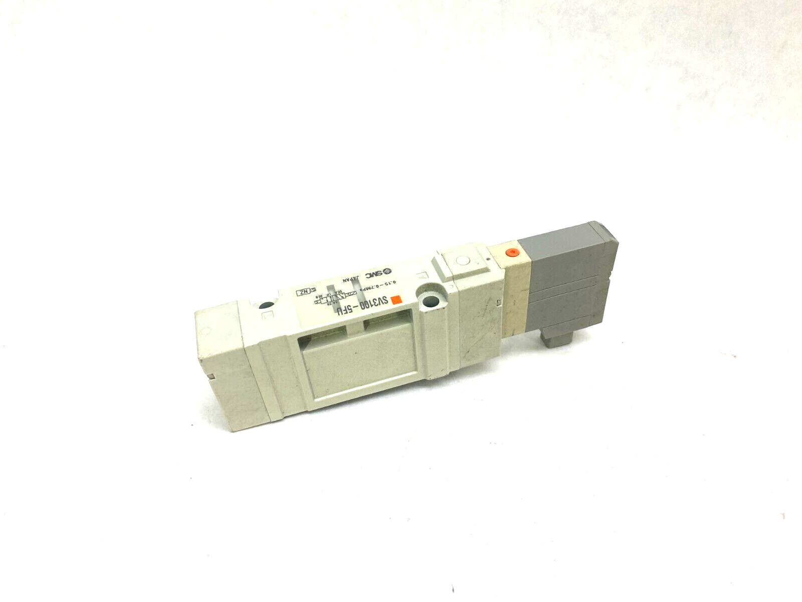 SMC SV3100-5FU 5-Port 2-Position Single Solenoid Valve, 24VDC, 0.15-0.7MPa - Maverick Industrial Sales