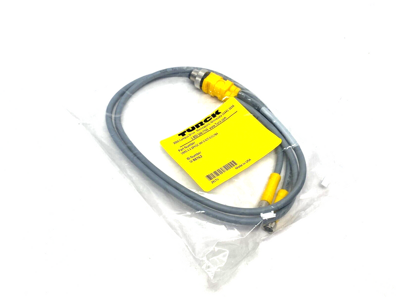 Turck VBRS 4.4-2PKGC 4M-0.6/0.6/S1784 Splitter Junction Cordset U-88762 - Maverick Industrial Sales