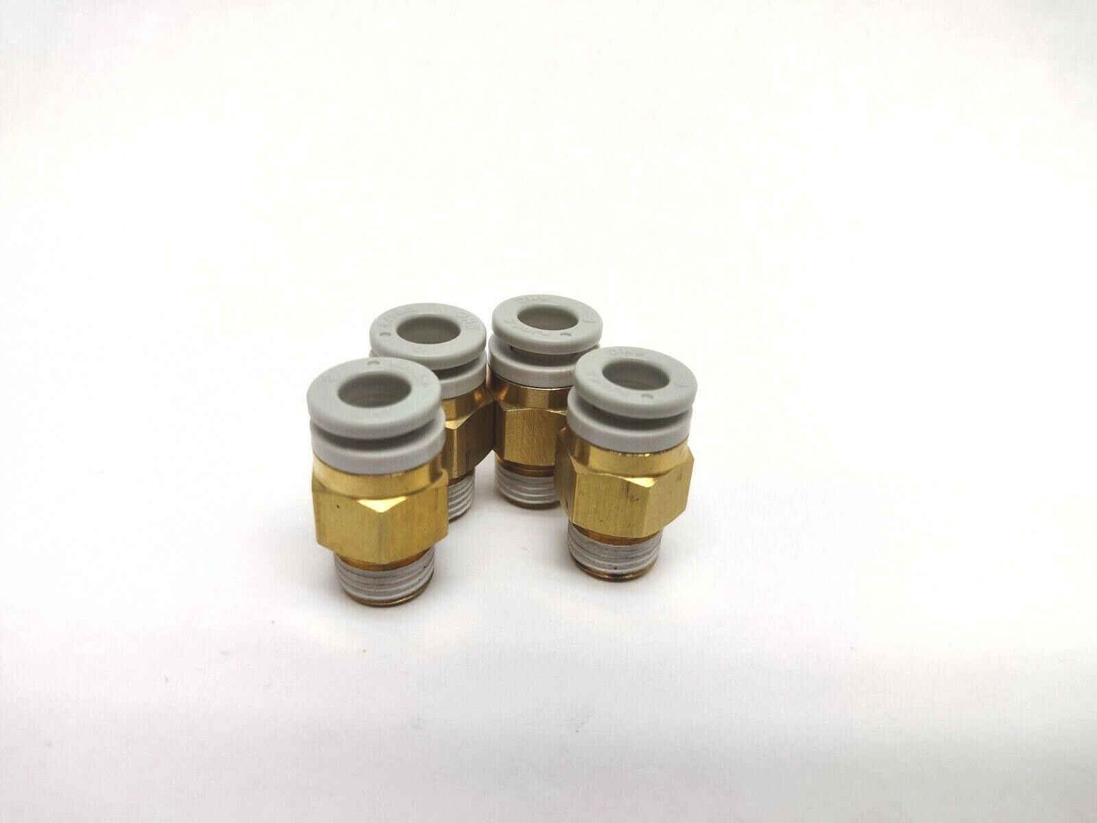 SMC Pneumatics KQ2H06-01S KQ2 One Touch Fitting LOT OF 4 Pieces - Maverick Industrial Sales