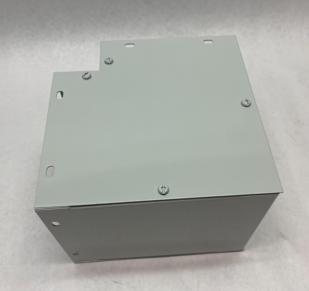 F66G90E | Hoffman nVent 90-Degree Elbow Wireway Fitting 6" x 6" PAINTED WHITE - New – Open box - Maverick Industrial Sales