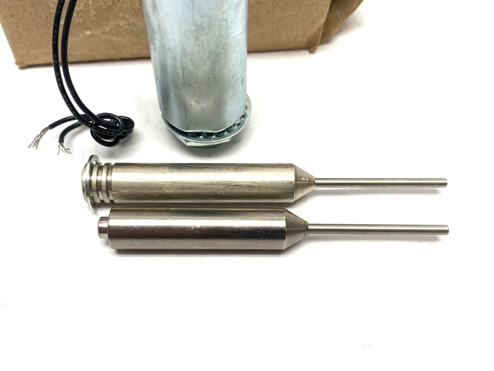 69905K381 Sealed Linear Solenoid, Continuous Use, Water-Resistant, 0.39" Stroke - Maverick Industrial Sales