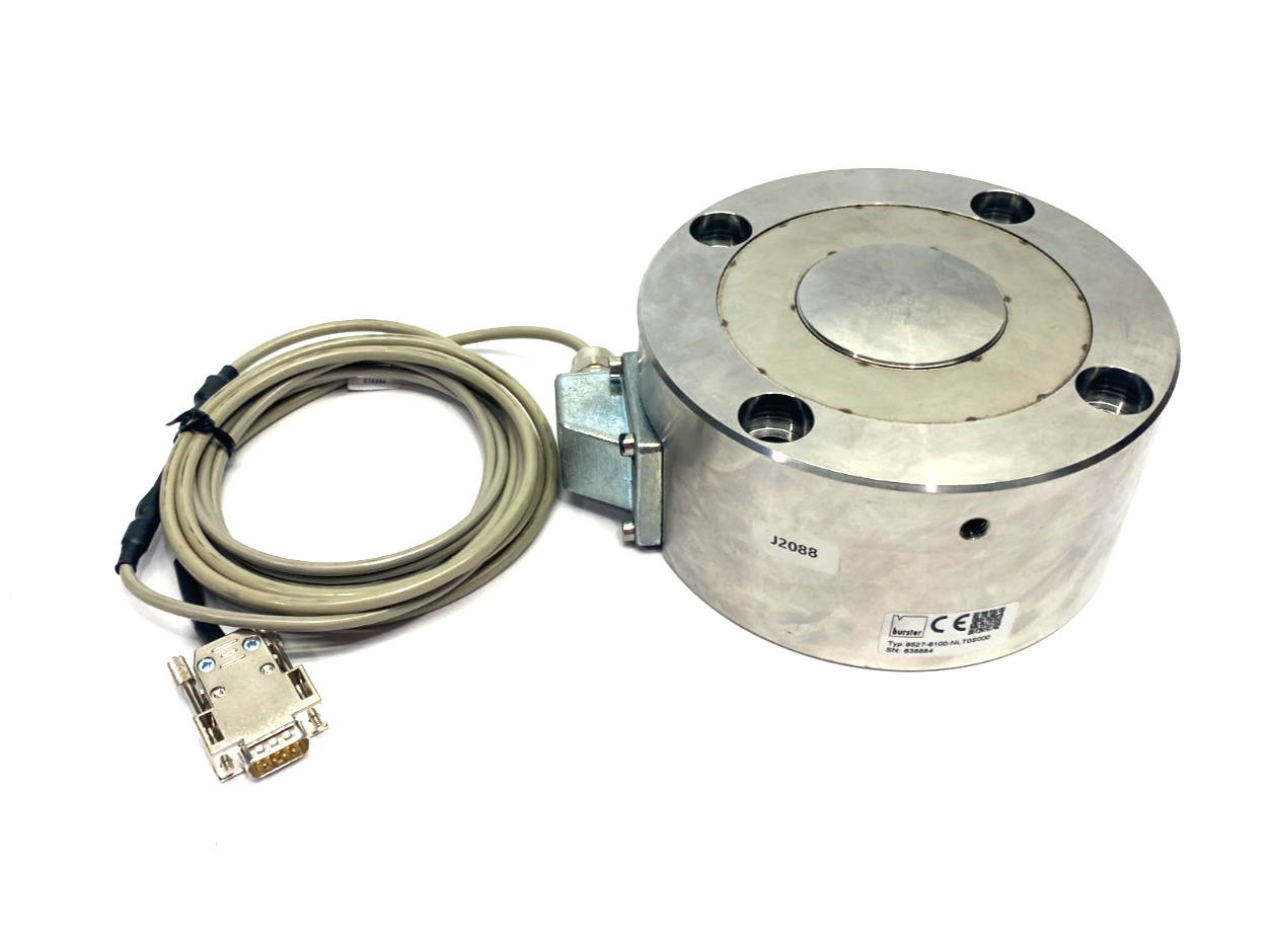 Burster 8527-6100-NLT0S000 High Precision Compression Load Cell - Maverick Industrial Sales