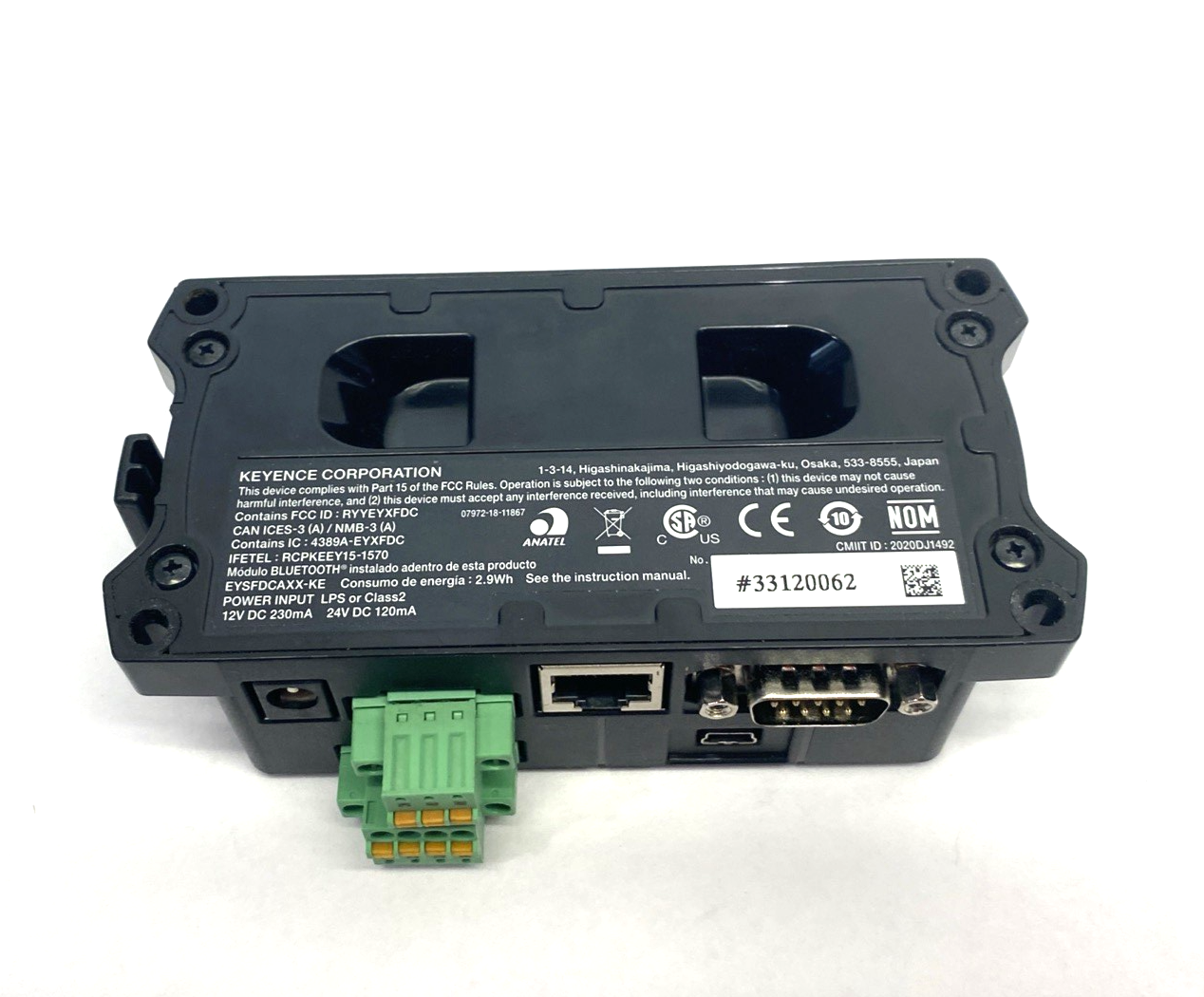 SR-LR1 | Keyence Communication Unit (Ethernet & RS-232C) Bluetooth Ver. 2.1- Used - Maverick Industrial Sales