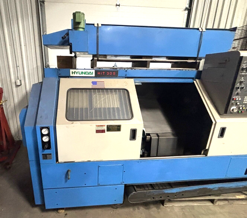 Hyundai HIT-30S CNC Lathe, Siemens Sinumerik Controls - Maverick Industrial Sales