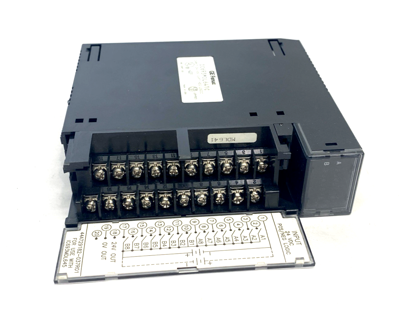 IC693MDL641C | GE Fanuc Input Module 24VDC 16PT Neg Logic - Used - Maverick Industrial Sales