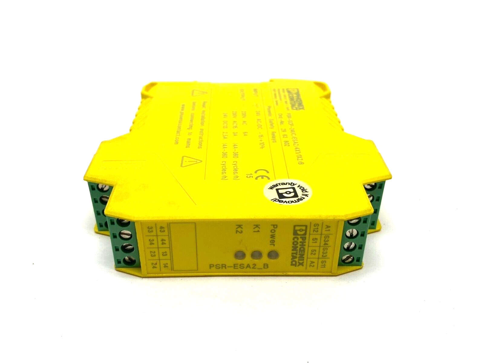 Phoenix Contact PSR-SCP-24UC/ESA2/4X1/1X2/B Safety Relay Single-Channel 2963802 - Maverick Industrial Sales