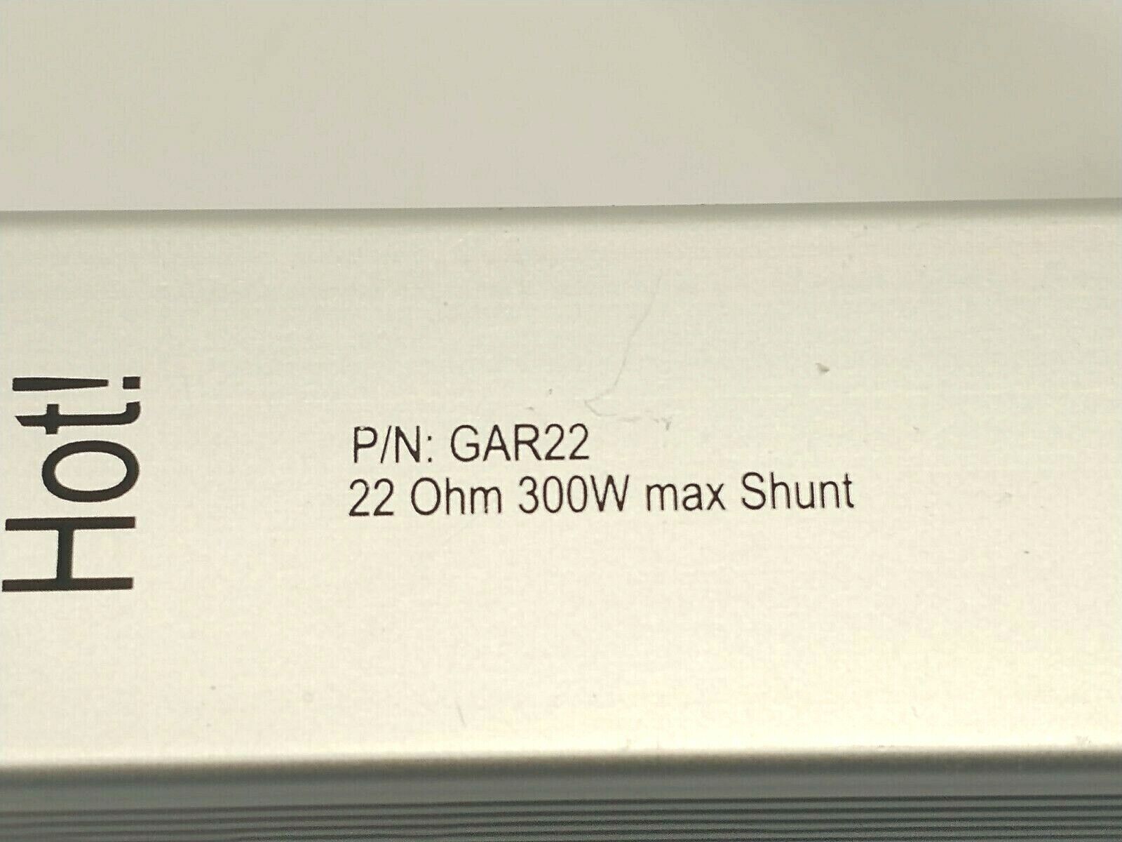 Delta Tau GAR22 22 Ohm 2-Pin Shunt Resistor 300W Max - For parts or not working - Maverick Industrial Sales