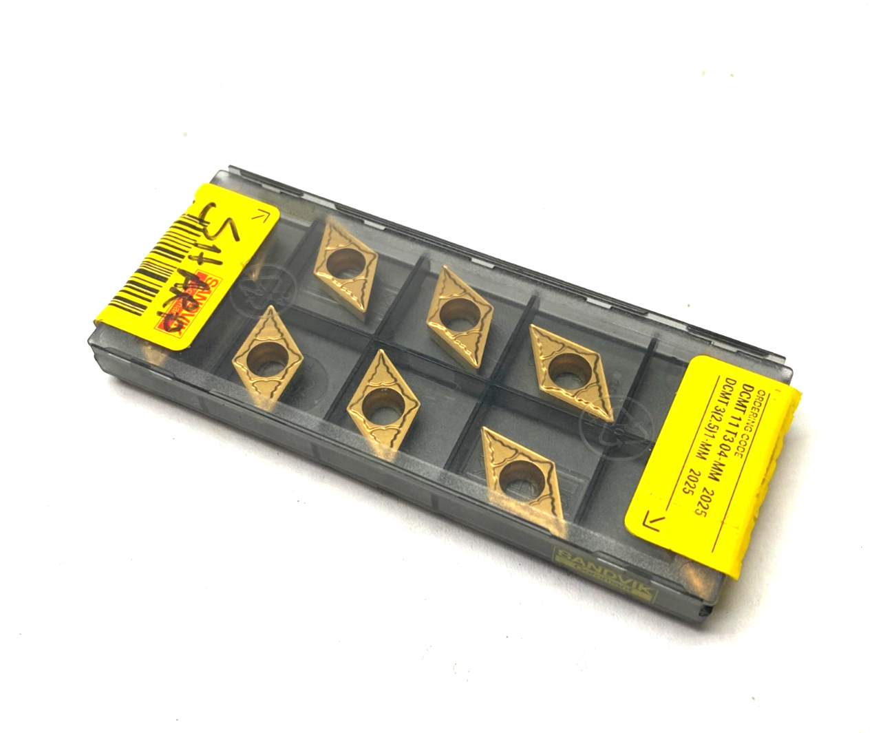 DCMT 11 T3 04-MM 2025 | Sandvik CoroTurn 107 Insert for Turning 5730942 PKG OF 10 - New – Open box - Maverick Industrial Sales