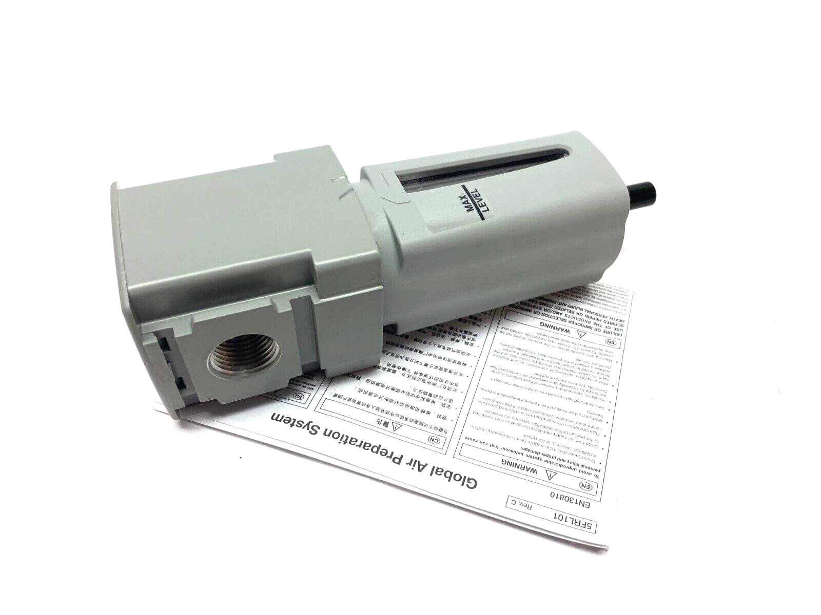 Parker P32FB94EGAN Compact Airline Particulate Filter 1/2" NPT Ports - Maverick Industrial Sales