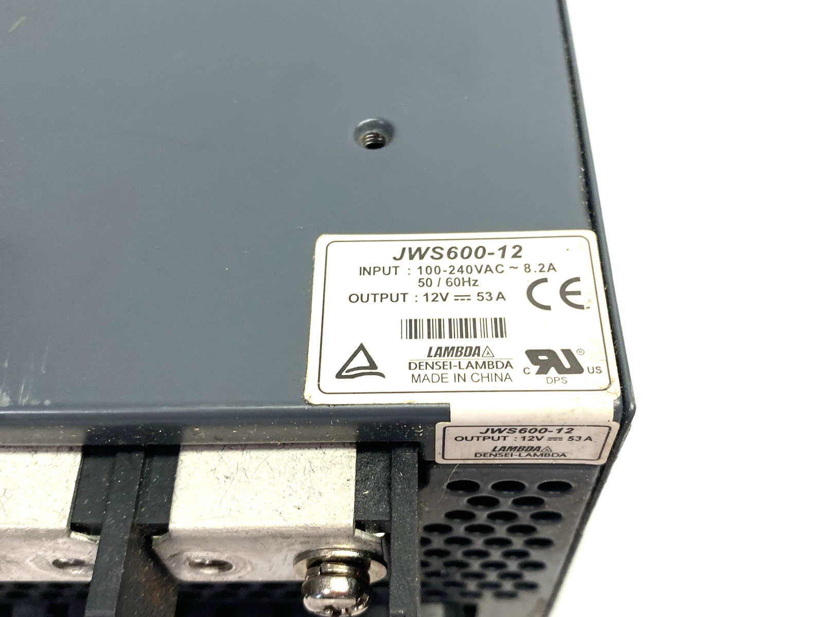 JWS600-12 | TDK Lambda Power Supply, Enclosed, AC/DC Converter 12V 600W - Used - Maverick Industrial Sales
