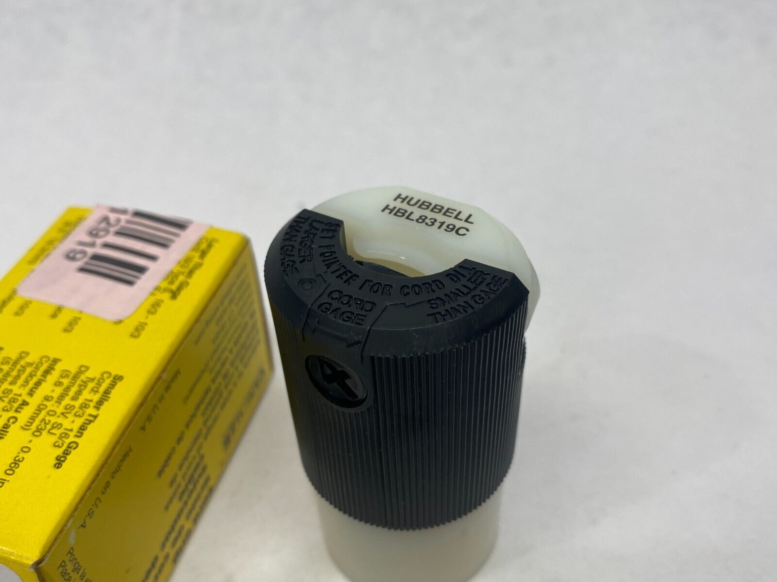 Hubbell HBL8319C Insulgrip Hospital Grade Outlet Receptacle Body 2-Pole 3-Wire - Maverick Industrial Sales