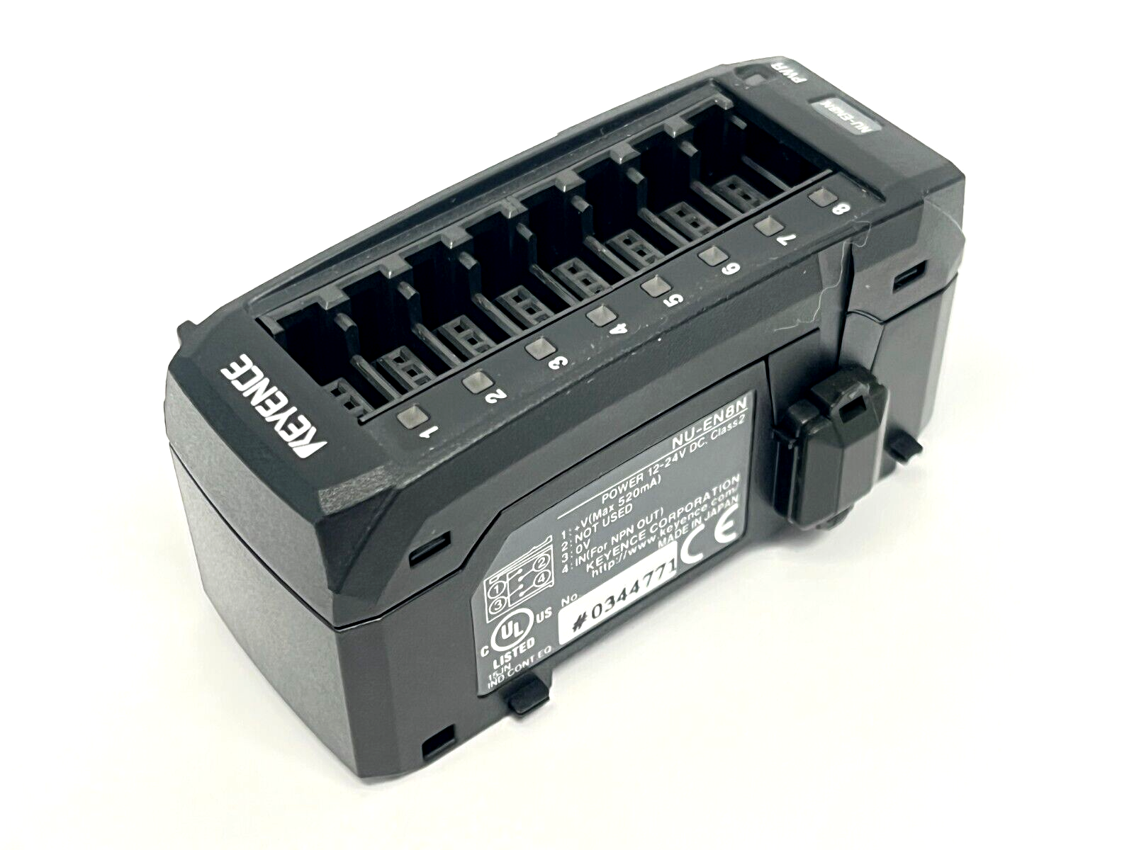 Keyence NU-EN8N e-CON Input Unit 8-Port - Maverick Industrial Sales