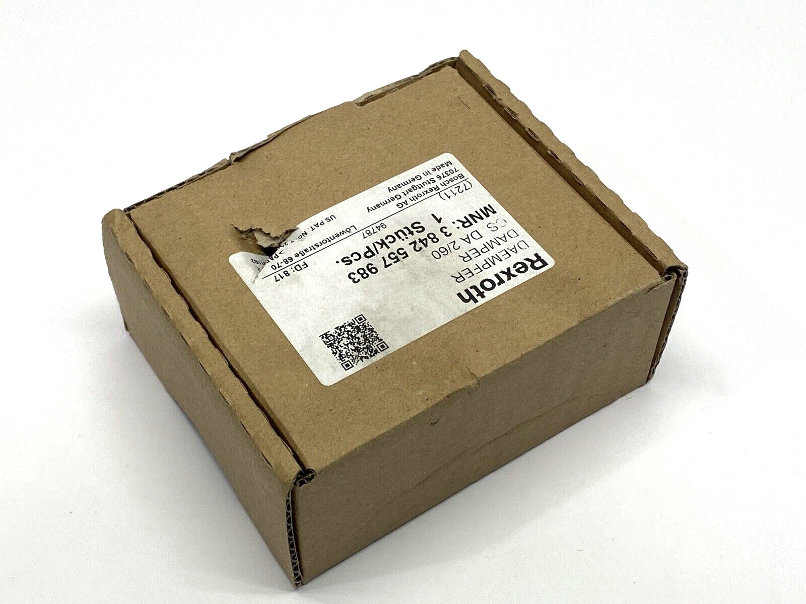 3842557983 | Bosch Rexroth Damper Unit Pneumatic, CS: DA 2/60 - New – Open box - Maverick Industrial Sales