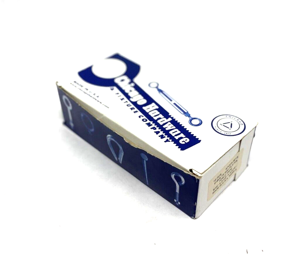 Chicago Hardware 50065 4 U-Bolts for 2" Pipe, 5/16" x 2-1/2" x 3-3/16" BOX OF 10 - Maverick Industrial Sales