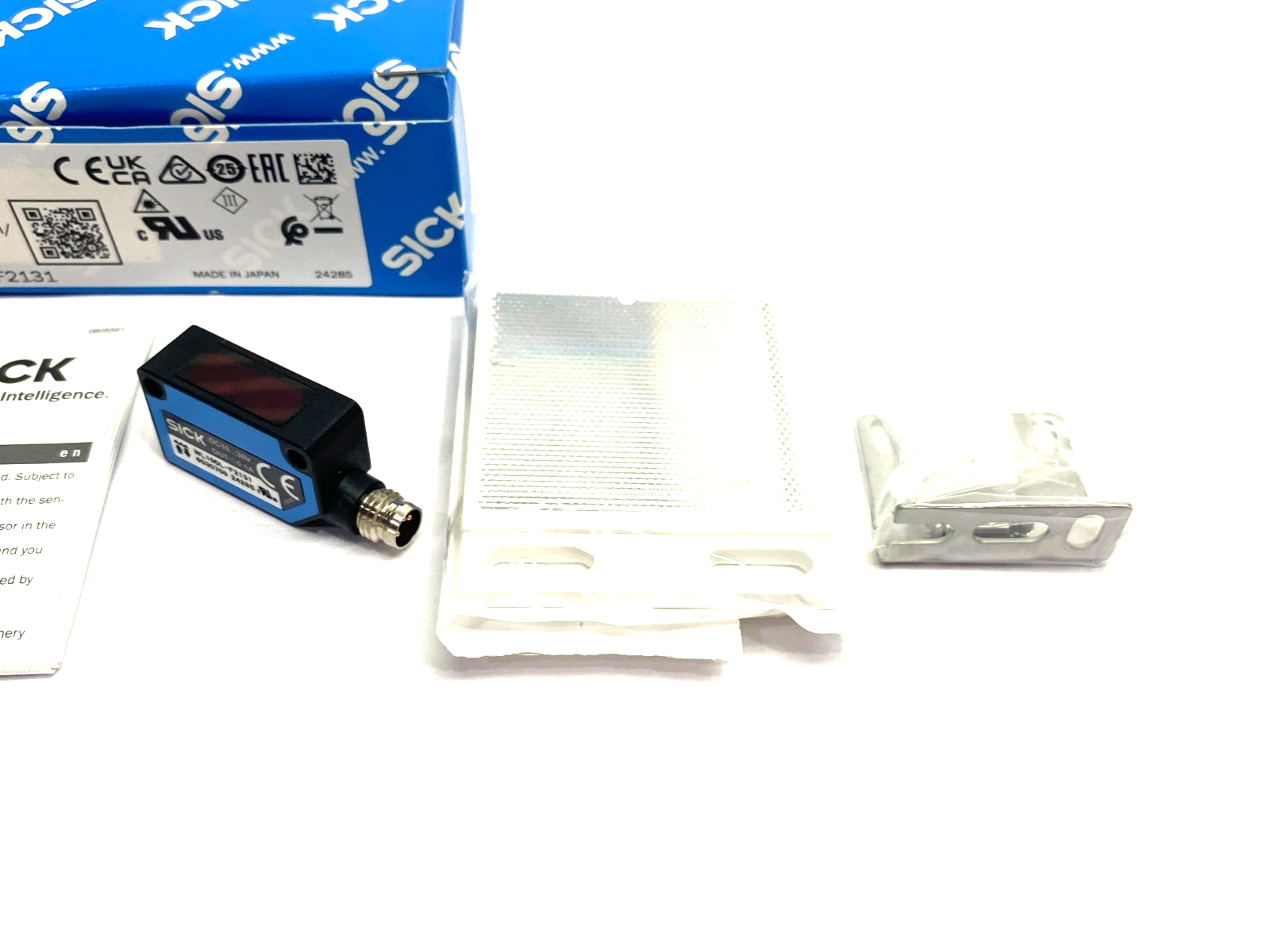 Sick WL100L-F2131 Photoelectric Retro-Reflective Sensor Kit, W100 Laser 6030709 - Maverick Industrial Sales