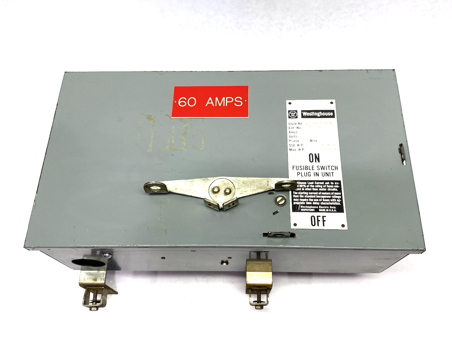 373D633G06 | Westinghouse Fusible Plug-In Switch Unit TAP-362 60A 3-Phase - Used - Maverick Industrial Sales