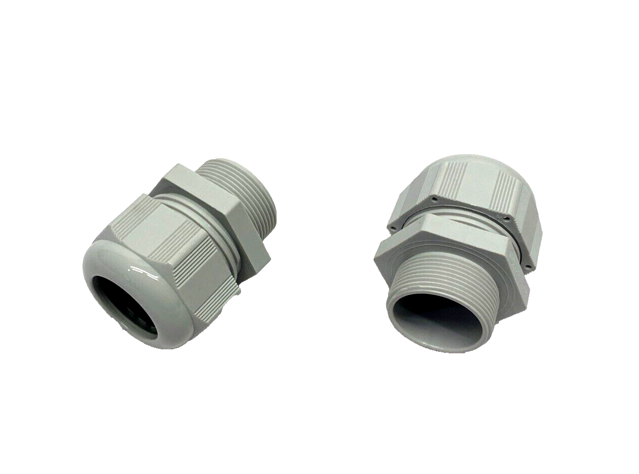 Bimed BM-17 Cable Gland M32x1.5 18-25mm Cable, Polyamide, RAL7035 Gray, LOT OF 2 - Maverick Industrial Sales