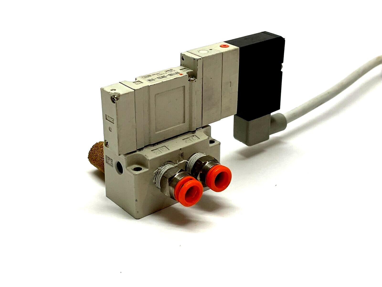 SV1100-5W2U-01N | SMC 5-Port 2-Pos. Single Solenoid Valve, 1/8" NPT - Used - Maverick Industrial Sales