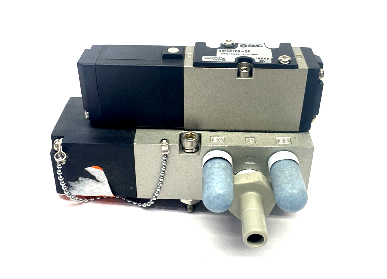 SMC NVFS2100-5F Pneumatic Solenoid Valve 4/5 Port 24VDC - Maverick Industrial Sales