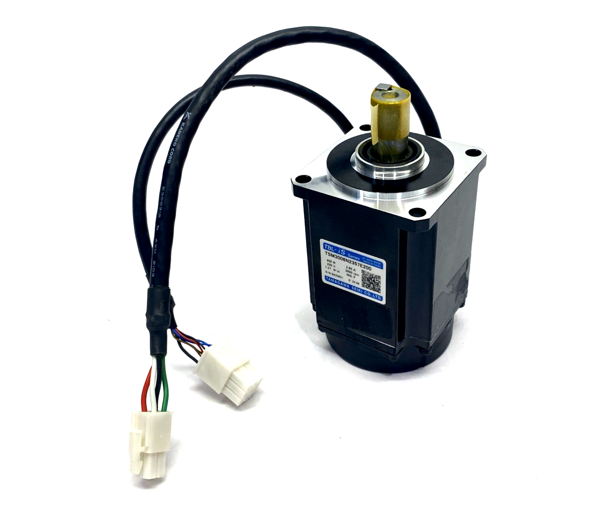Tamagawa Seiki TSM3006N2357E200 TBL-iS Series AC Servo Motor 400W 2.9A 200V - Maverick Industrial Sales