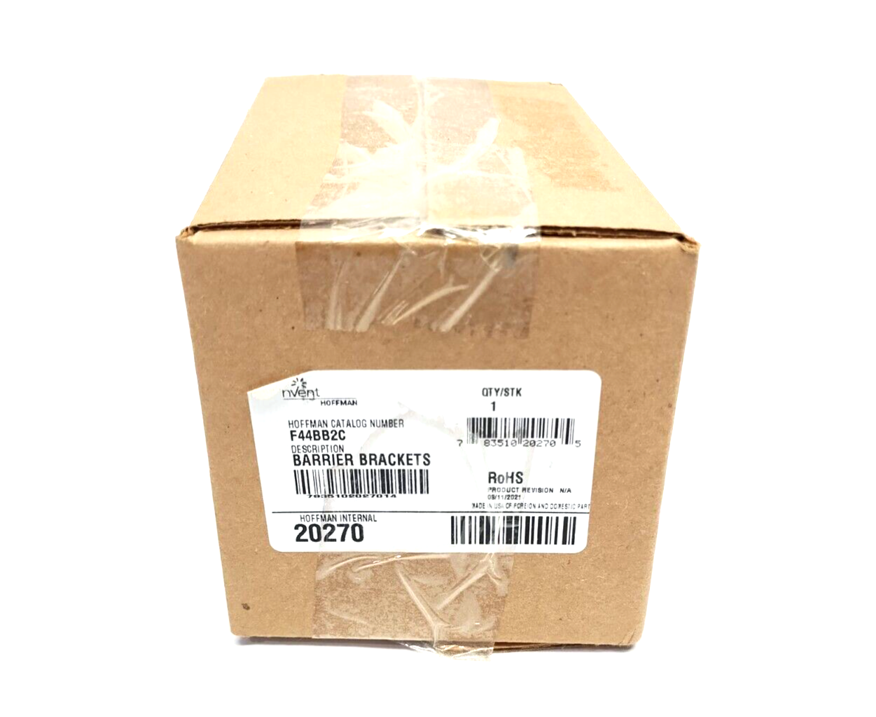 Hoffman F44BB2C 2-Compartment Barrier Kit, Fits 4" x 4" Wireway BOX OF 5 - Maverick Industrial Sales