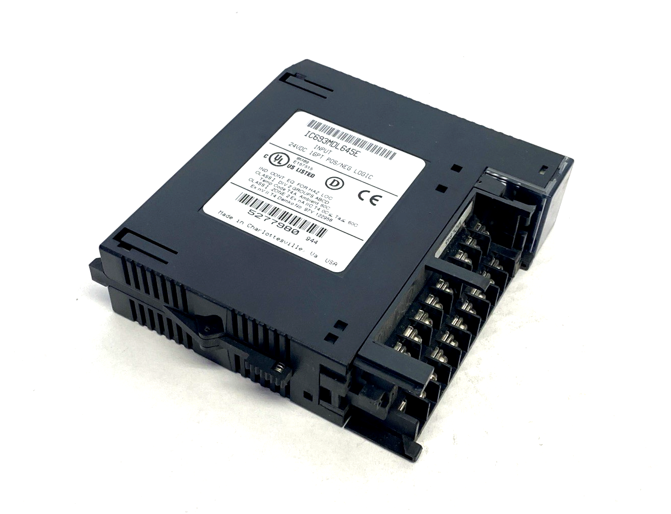 GE Fanuc IC693MDL645E Input Module 24VDC 16PT Pos/Neg Logic NO DOOR LOT OF 2 - Maverick Industrial Sales