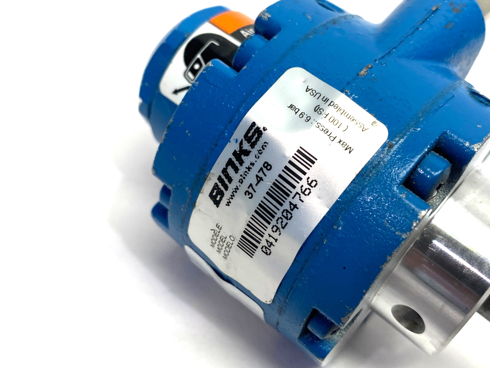 37-478 | Binks Pneumatic Air Motor 0.25HP - Used - Maverick Industrial Sales