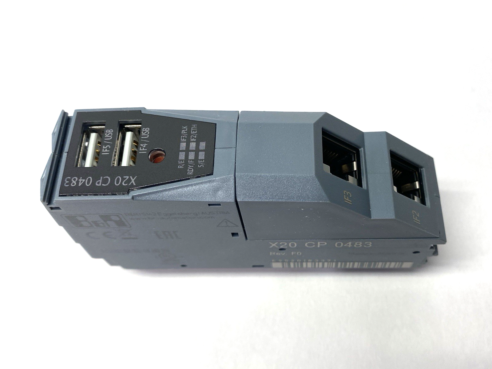 X20CP0483 | B&R Automation Rev. F0 Compact-S CPU Controller Powerlink & Ethernet - New – Open box - Maverick Industrial Sales