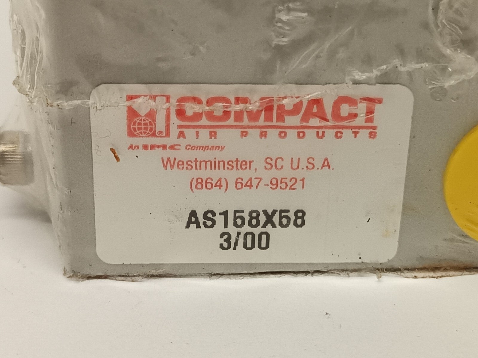 Compact Air Products AS158X58 Pneumatic Cylinder 1-5/8" Bore 5/8" Stroke - Maverick Industrial Sales