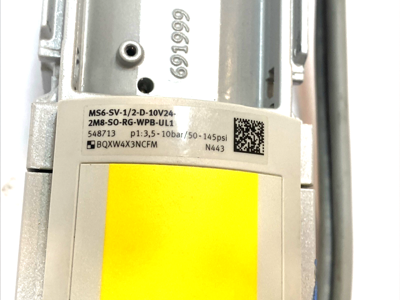 MS6-SV-1/2-D-10V24-2MB-S0-RG-WPB-UL1 | Festo Quick Exhaust Safety Valve NO GAUGE - Used - Maverick Industrial Sales