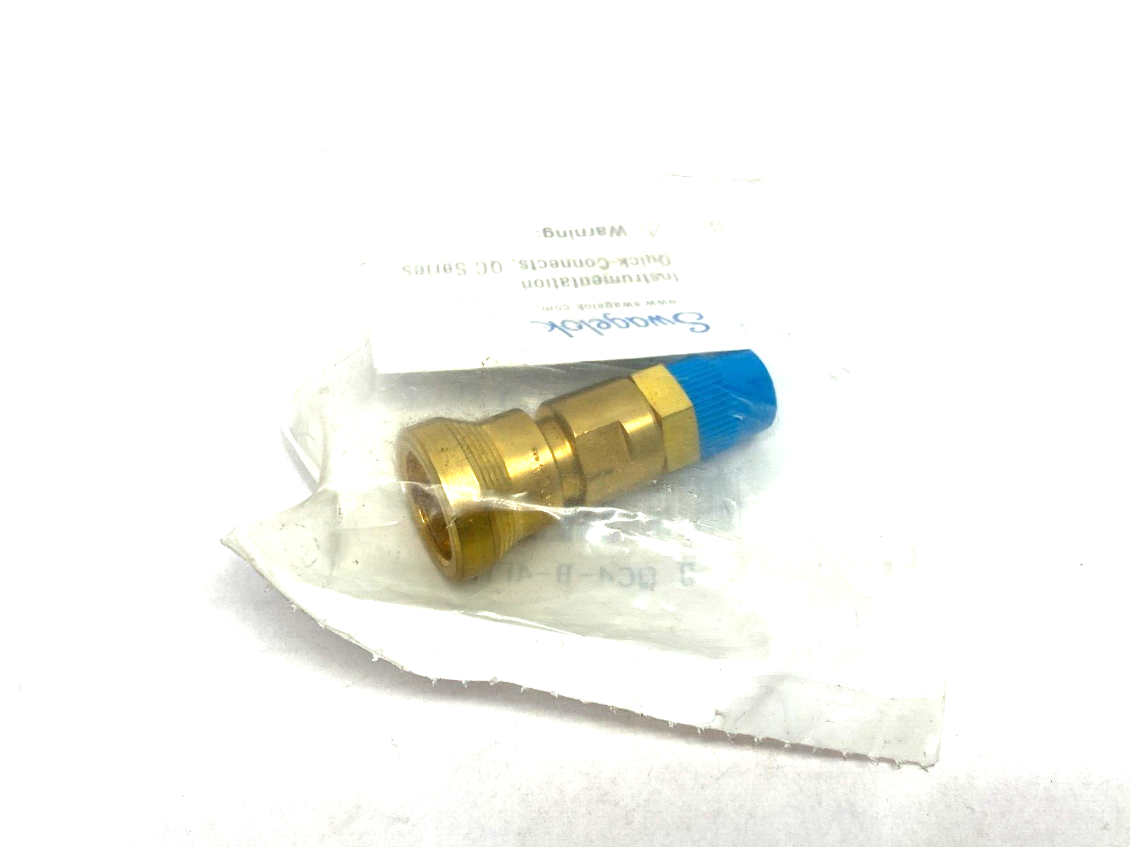 Swagelok B-QC4-B-4PM Brass Instrumentation Quick Connect Body - Maverick Industrial Sales