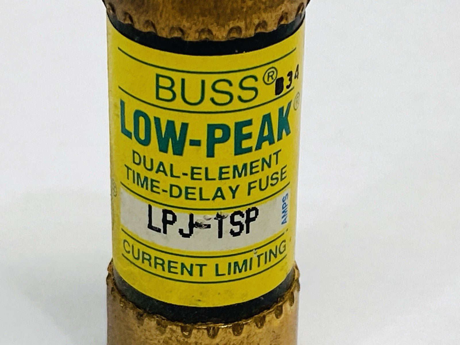 Bussmann LPJ-1SP Low-Peak Dual Element Time Delay Fuse 1A 600VAC LOT OF 2 - Maverick Industrial Sales