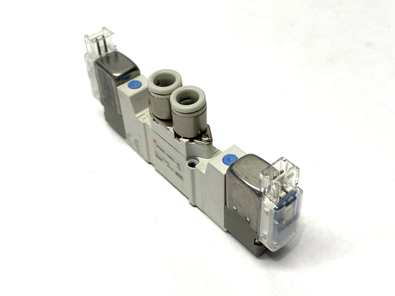 SMC SY3220-5MOU-C6-Q Pneumatic Double Solenoid Valve 5-Port 24VDC 0.1-0.7MPa - Maverick Industrial Sales