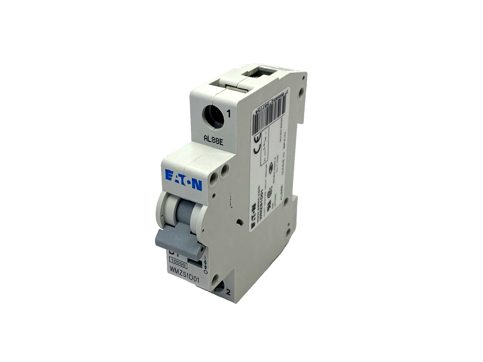 Eaton WMZS1D01 Supplementary Circuit Breaker 1P 1A D-Curve - Maverick Industrial Sales