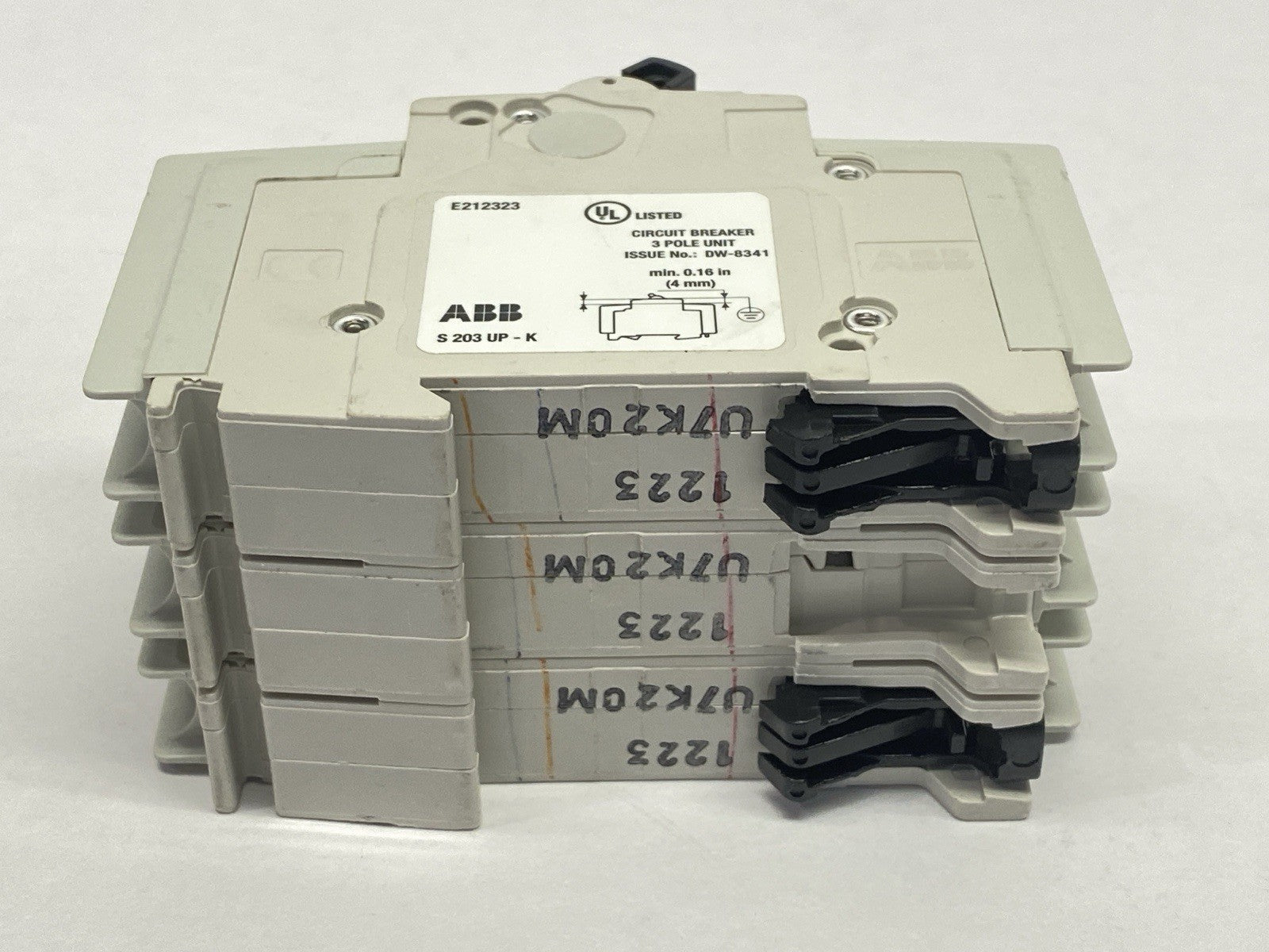 ABB S203UP-K20A Circuit Breaker 3-Pole 20A 480Y/277V - Maverick Industrial Sales