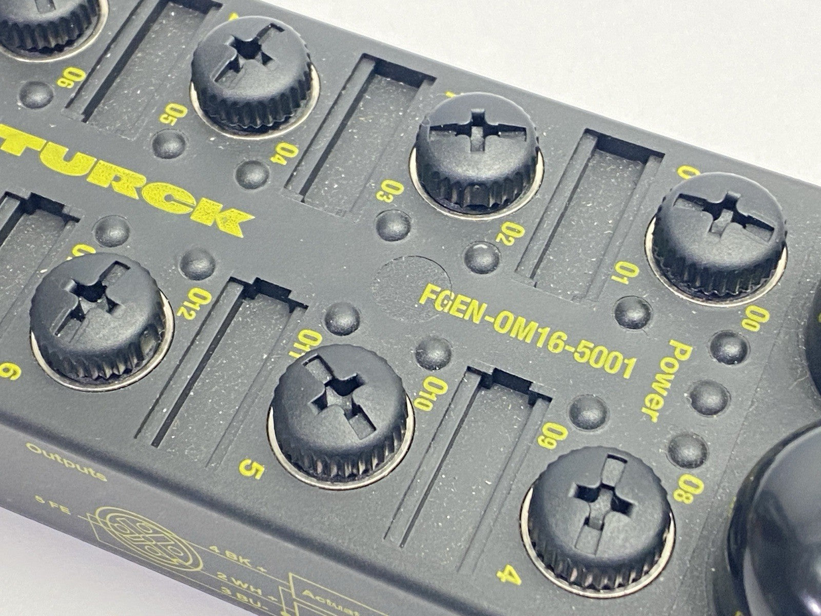 FGEN-OM16-5001 | Turck Multiprotocol I/O Module For Ethernet 16 Outputs 6825430 - Used - Maverick Industrial Sales