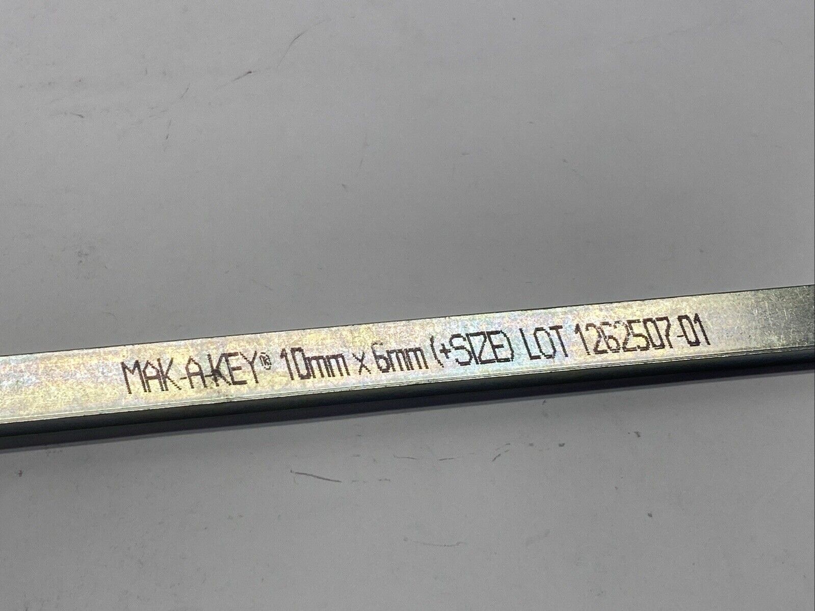 Mak-A-Key Key Stock 10mm x 6mm +Size LOT OF 3 - Maverick Industrial Sales
