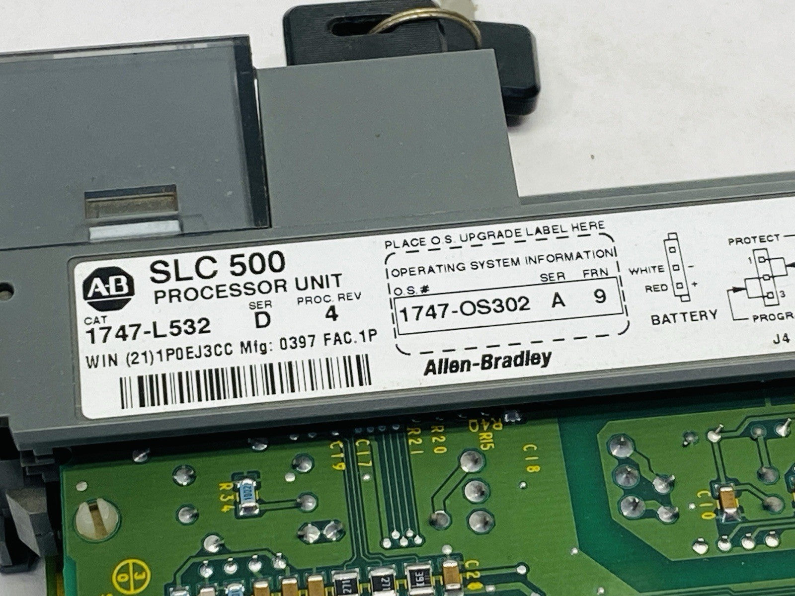 Allen Bradley 1747-L532 Ser D SLC 500 Processor Unit 1747-OS302 Ser A - Maverick Industrial Sales