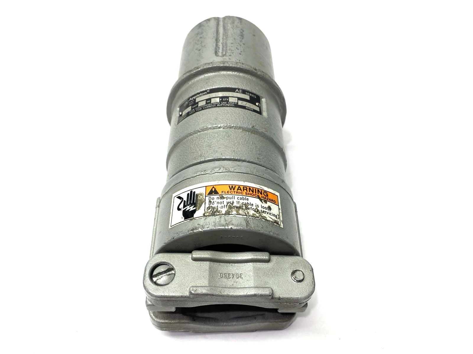 AEP10353 | Appleton Industrial Weatherproof Sleeve w/ Male Plug 3 Pole 100A - Used - Maverick Industrial Sales