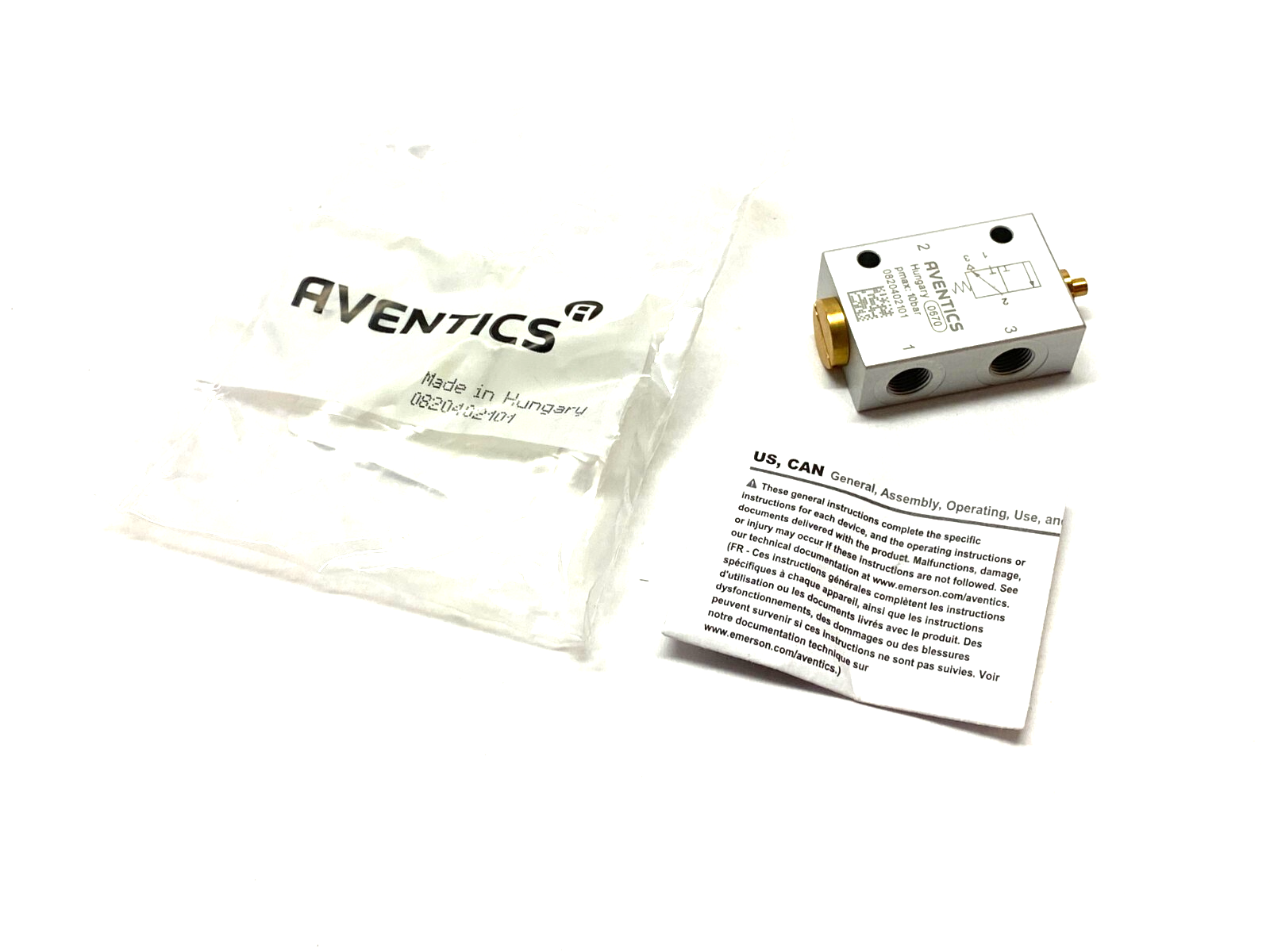 Rexroth Aventics 0820402101 Directional Control Valve 3/2 - Maverick Industrial Sales